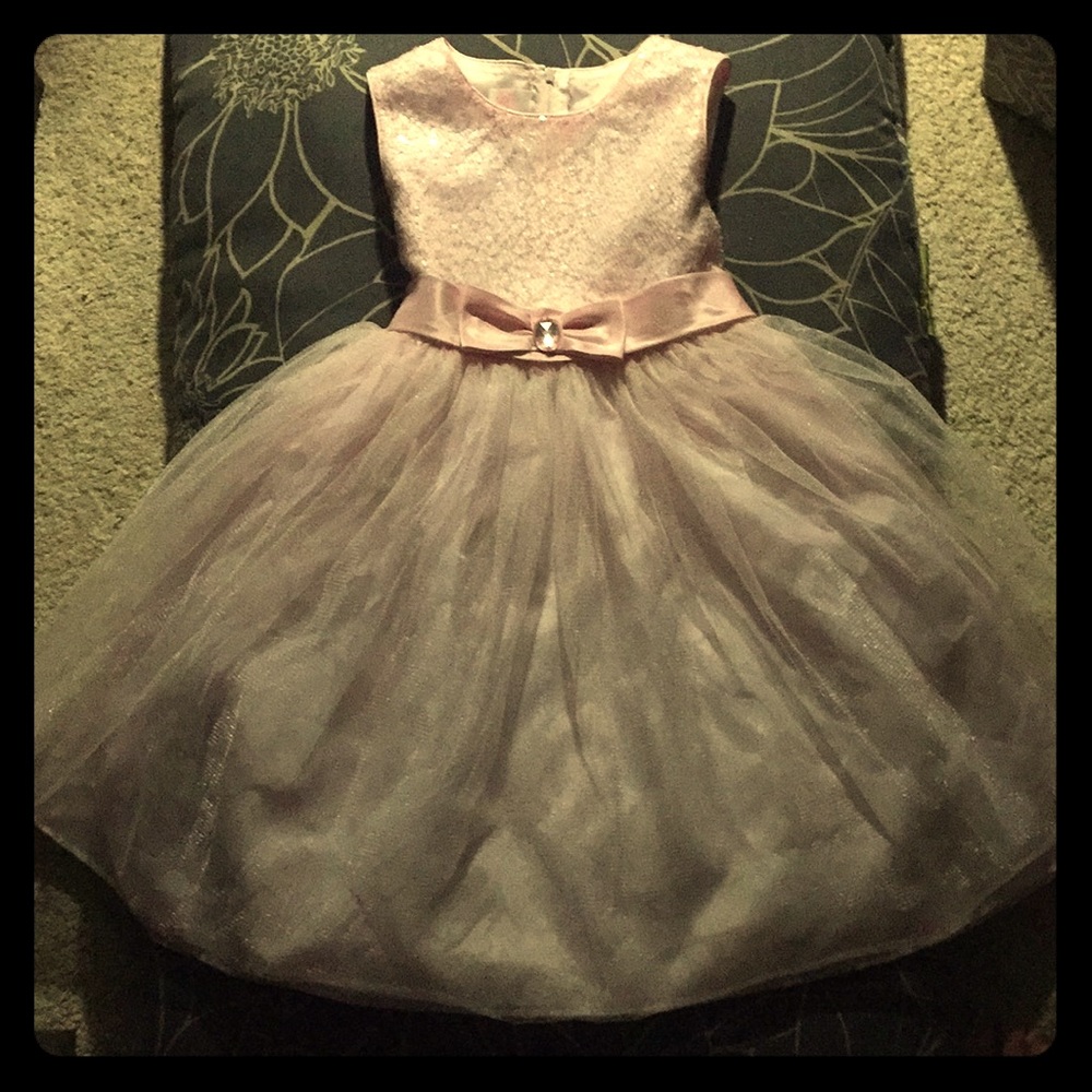 Fancy Sleeveless Pink Dress Kids Size 5